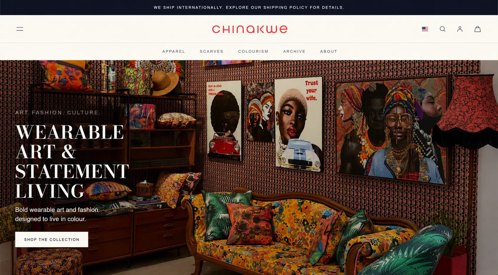Chinakwe website design