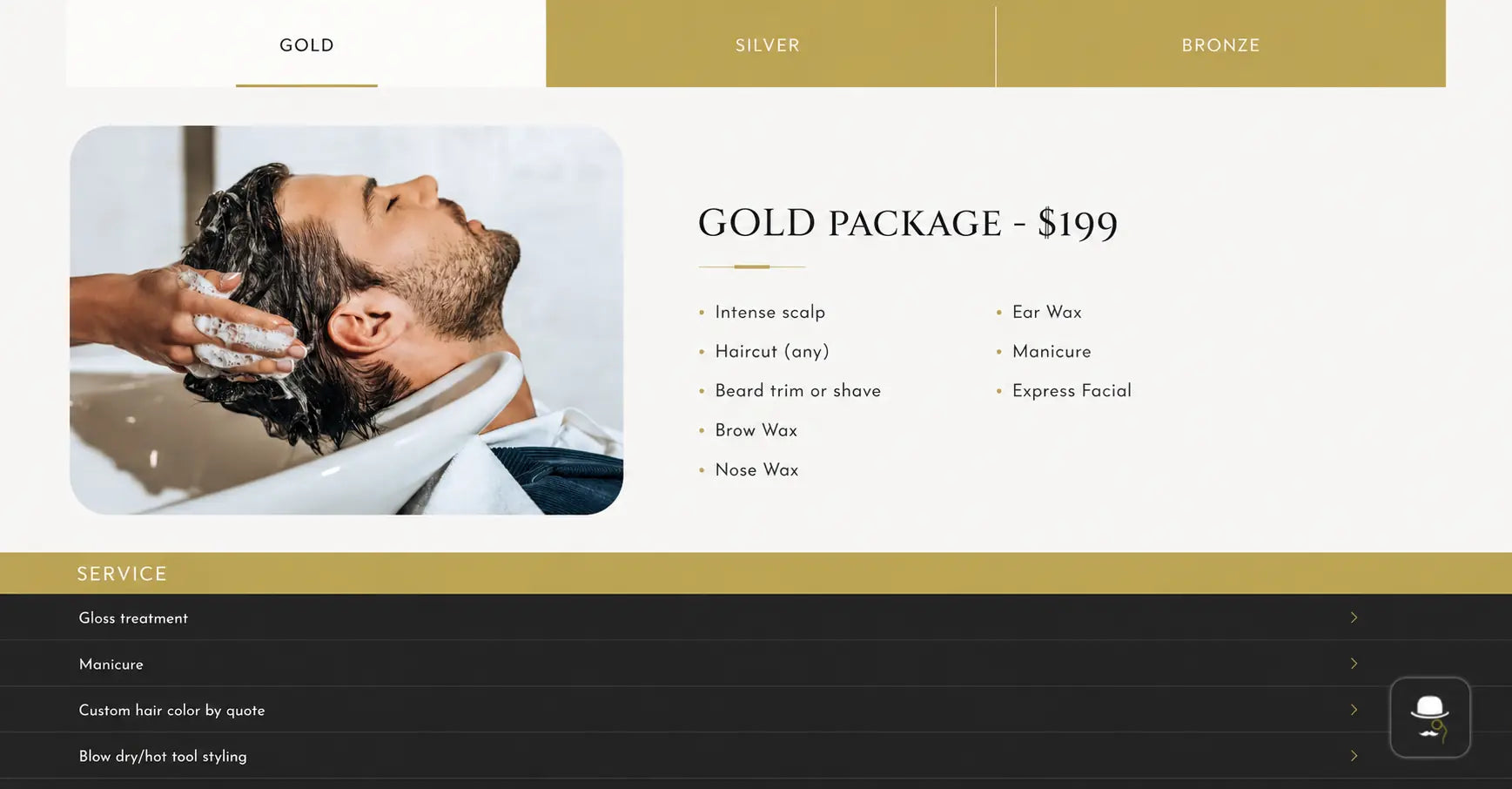 Sir Sweeney Gold Package