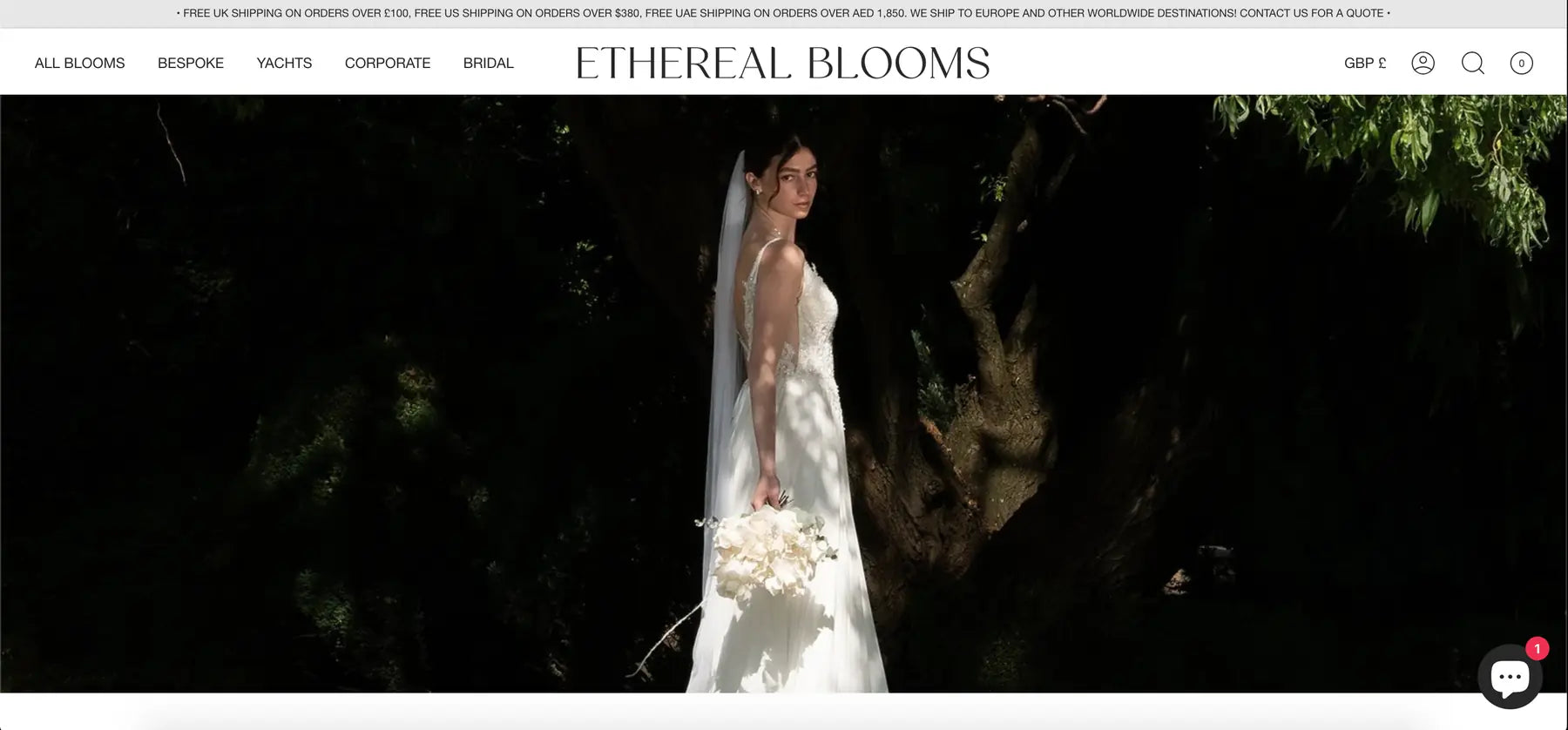 Ethereal Blooms bridal