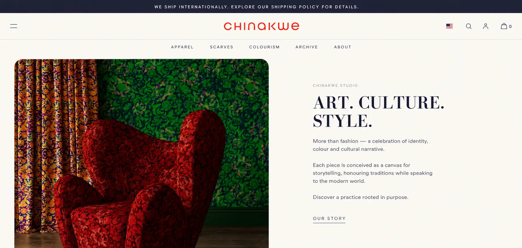 Chinakwe Art Culture Style section