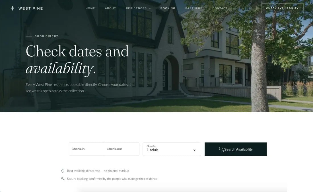 Six listings, one calendar